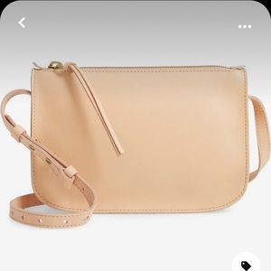 Madewell the Simple Leather Crossbody Bag, Linen